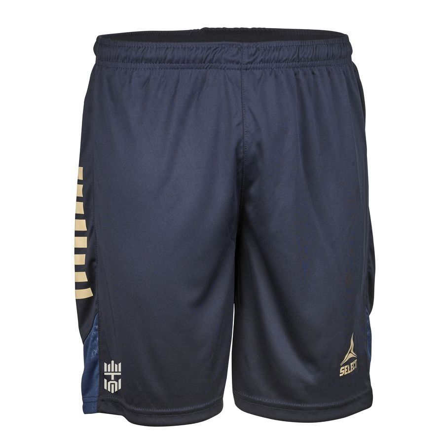 Lyngby BK Short d'Entraînement Elite - Bleu Marine/Beige