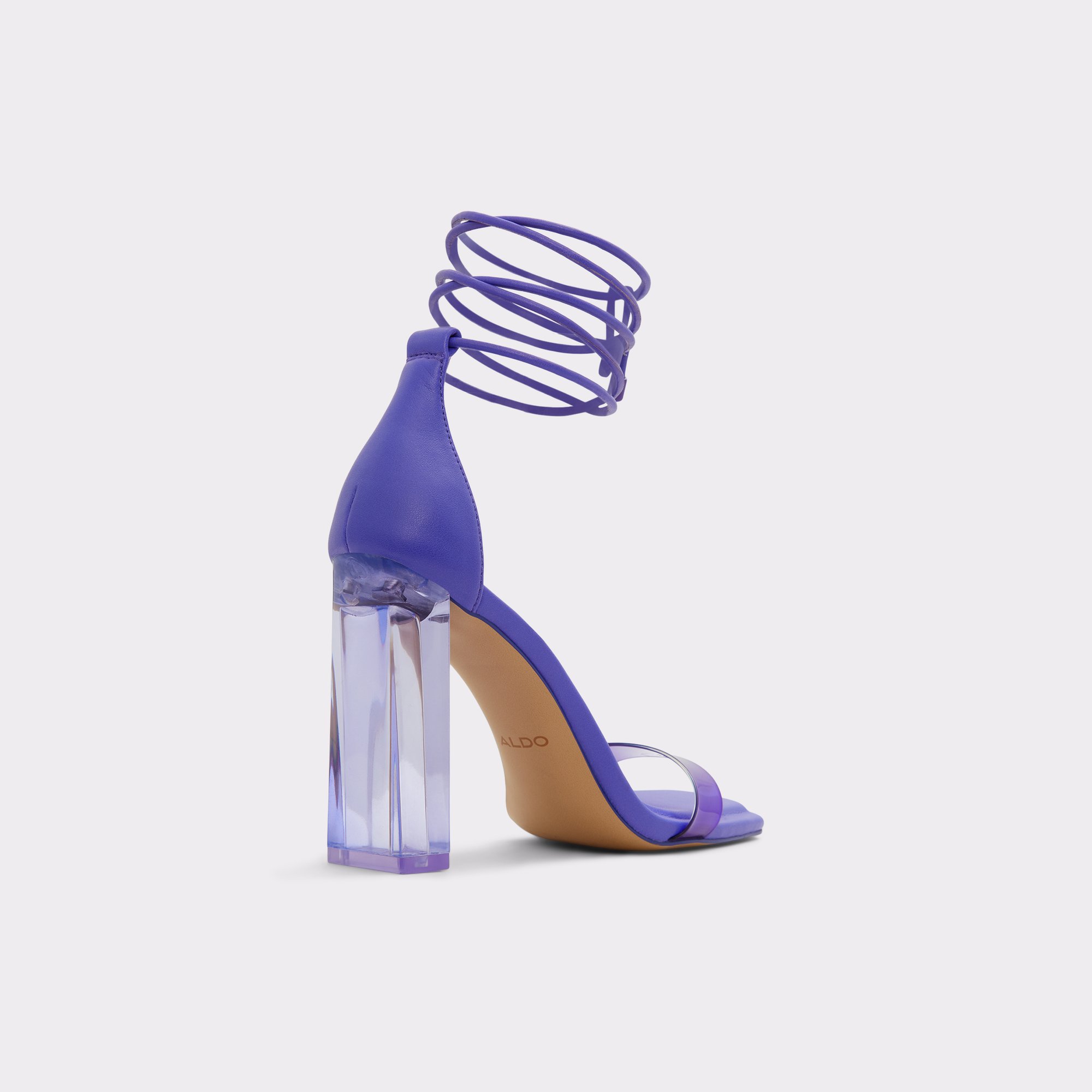 Onardonita Bright Purple Women Heeled sandals