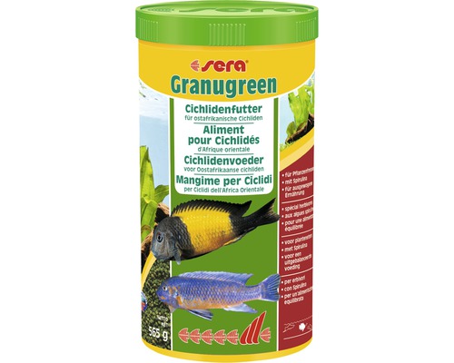 Sera Granured Nature cichlidenvoer 1000 ml, hoofdvoer voor Oost-Afrikaanse cichliden
