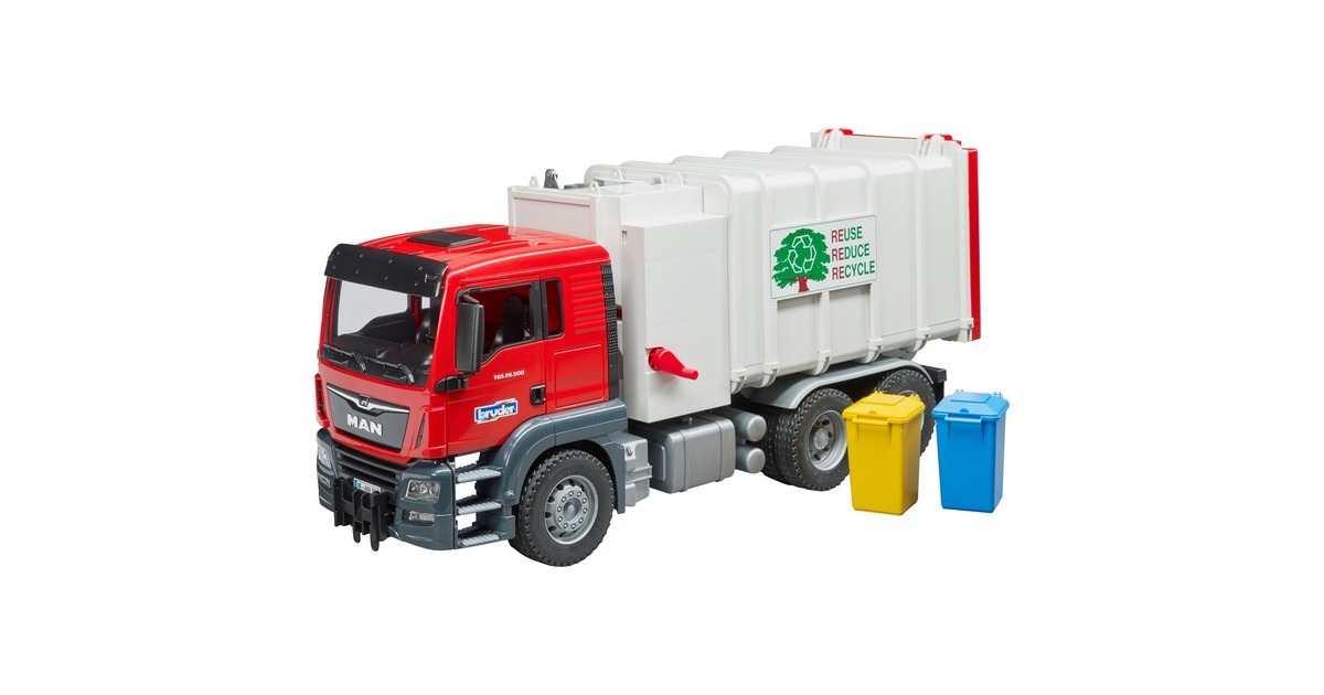 bruderMAN TGS vuilniswagen zijlader Modelvoertuig  (03761)
