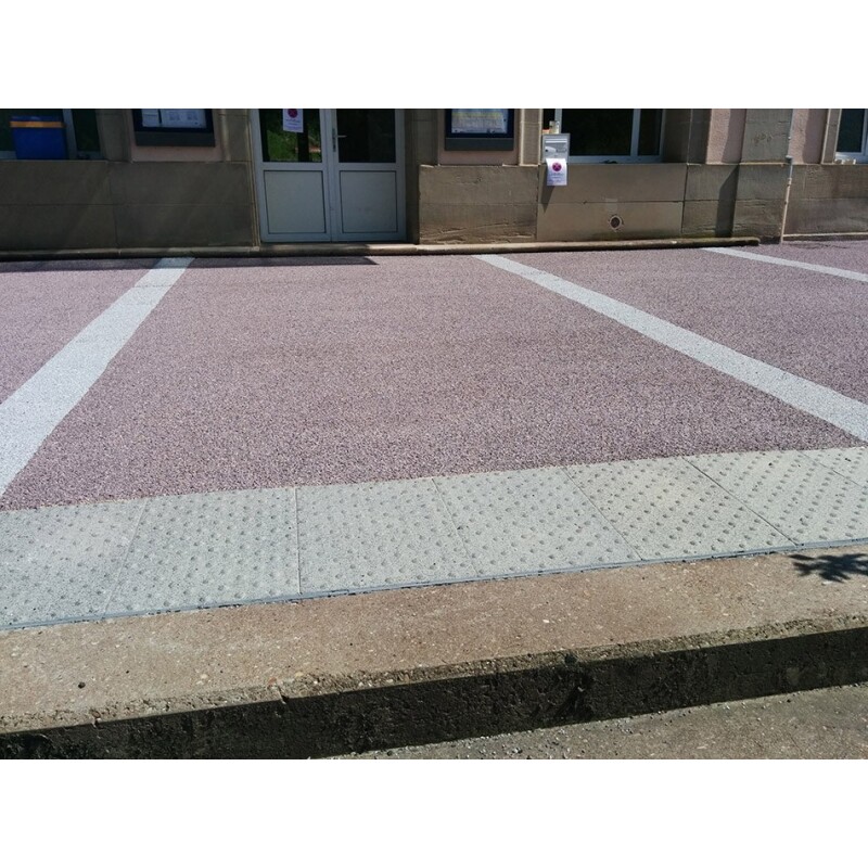Dalle podotactile Granité - A coller - 400 x 600 mm - extérieur