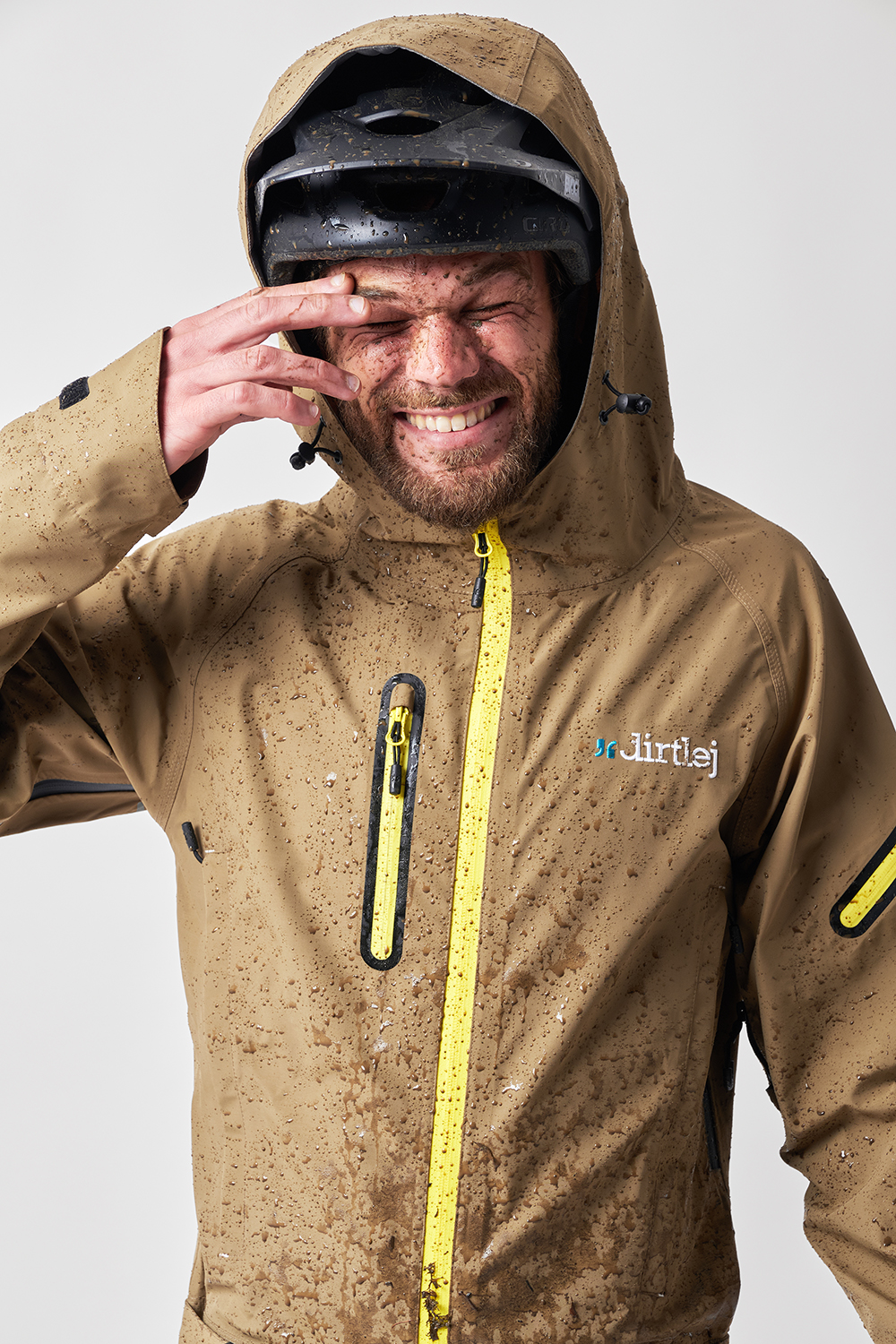 Dirtlej Dirtsuit Core Edition heldragt med lange ben beige