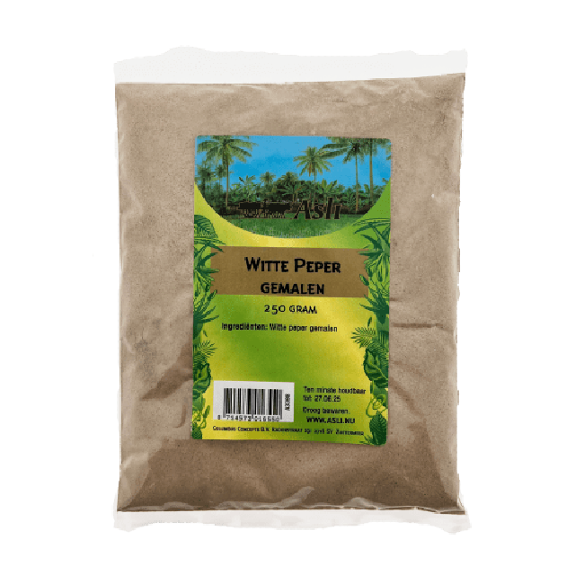 Asli Witte Peper Gemalen 250g