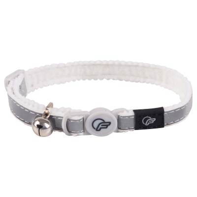 Freezack Katzenhalsband Cat Collar Reflective Uni gray