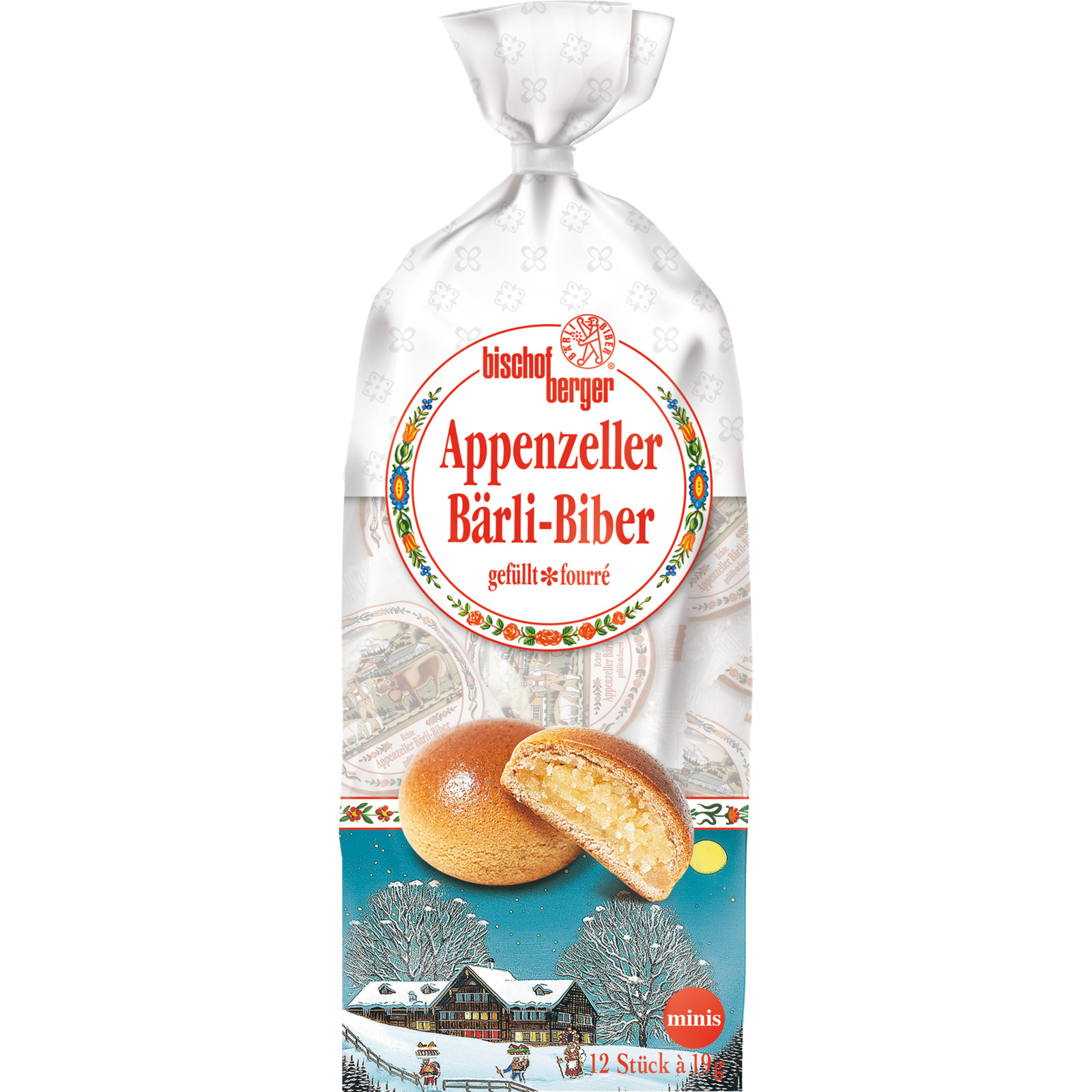 Bischofberger Appenzeller Mini Bärli Biber 12 x 19 g