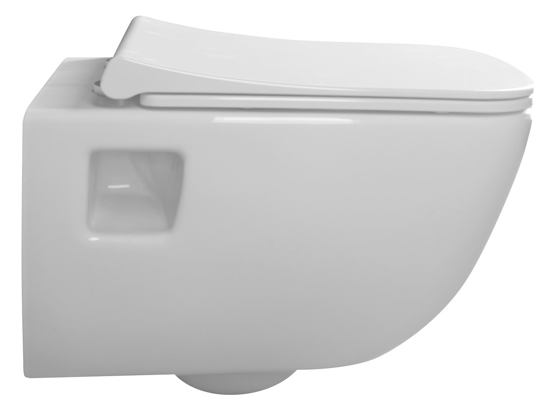 Bruckner Walter hangend toilet randloos wit