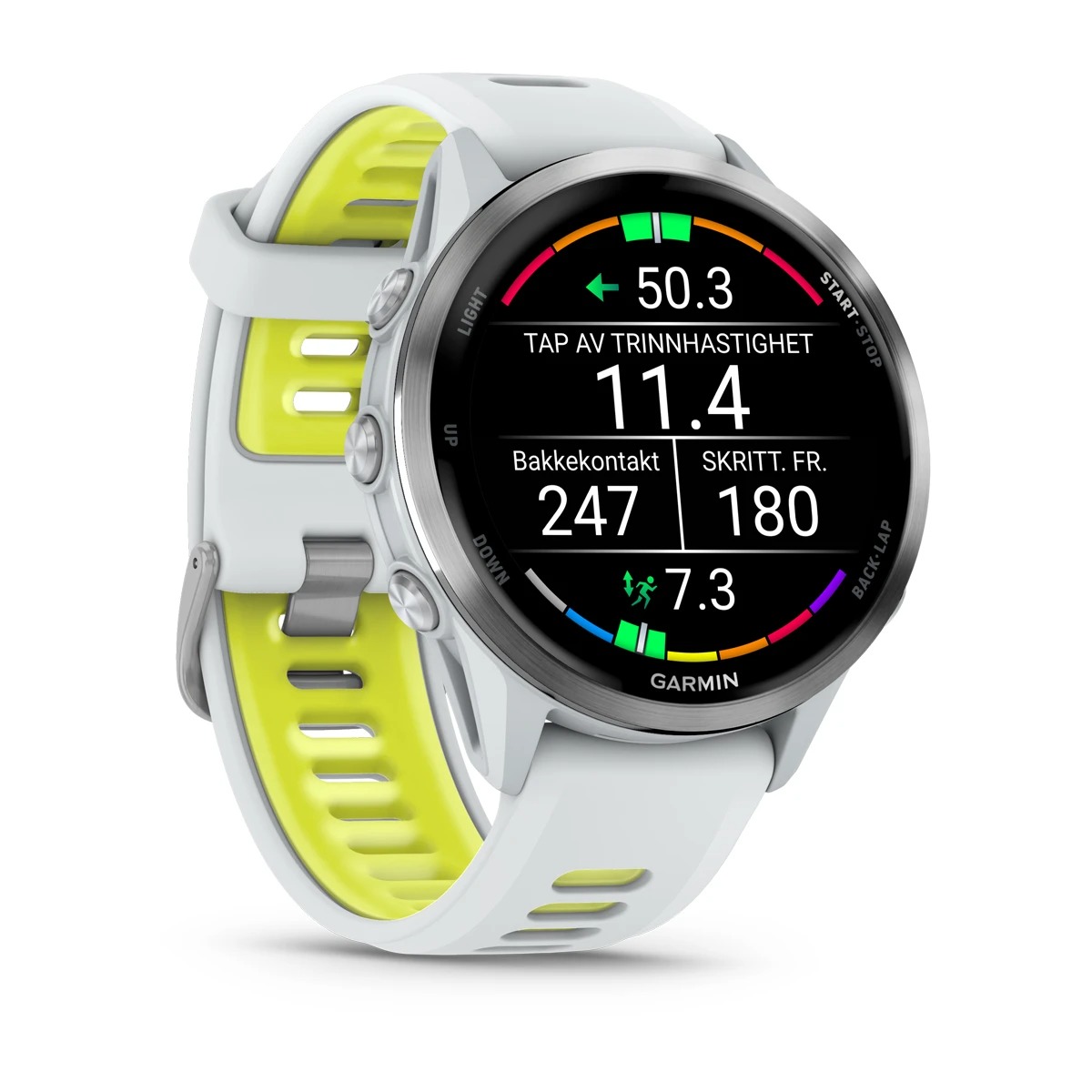 Forerunner 970 Whitestone/Amp Yellow