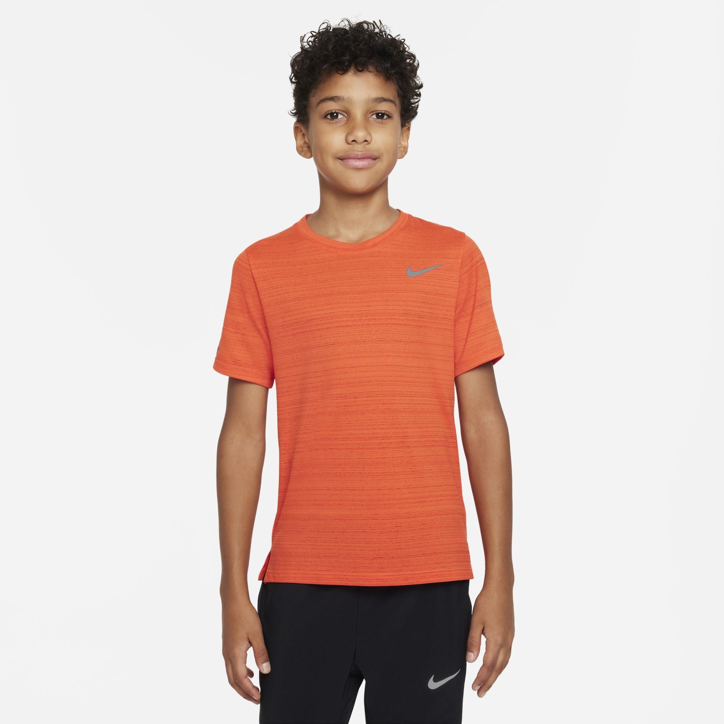 Nike Dri FIT Miler Big Kids(Boys) Training Top