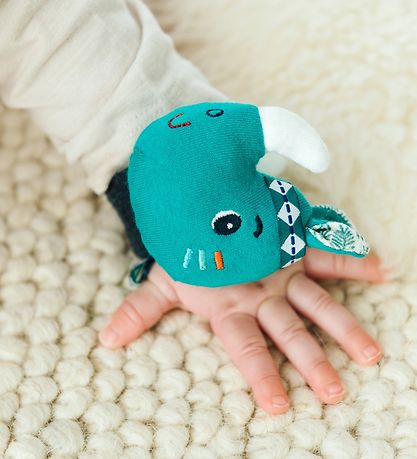 Lilliputiens Rassel m. Armband - Marius - Hellblau