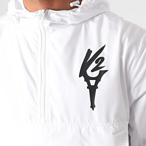 Coupe-Vent Logo Blanc