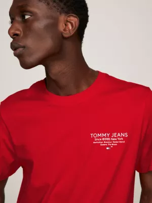 Camiseta Essencial Slim Fit com Estampa de Logo
