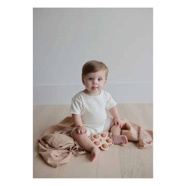 Mushie Jouet pop it en silicone | Rose