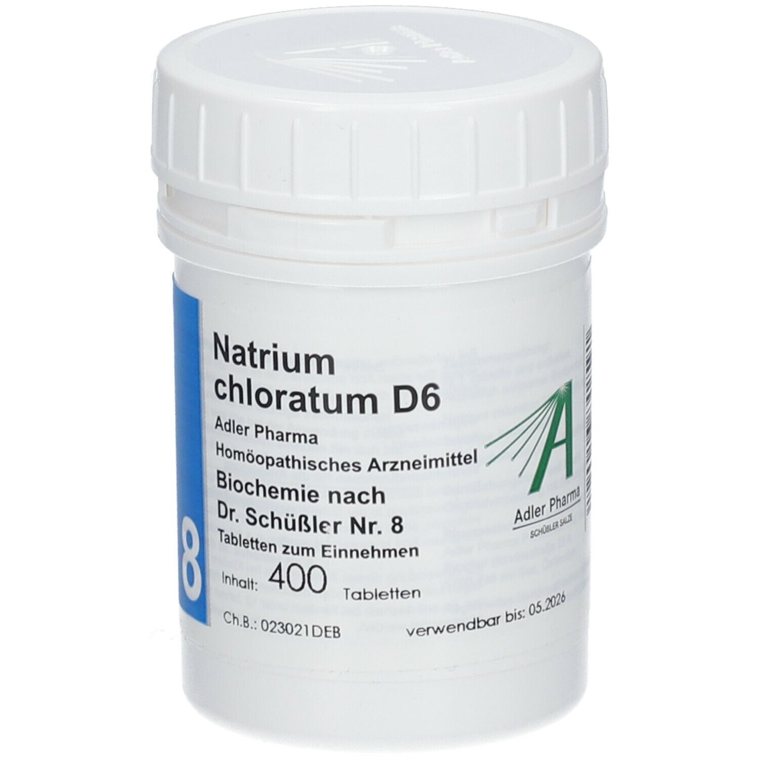 Adler Pharma Natrium chloratum D6 Biochemie nach Dr. Schüßler Nr. 8