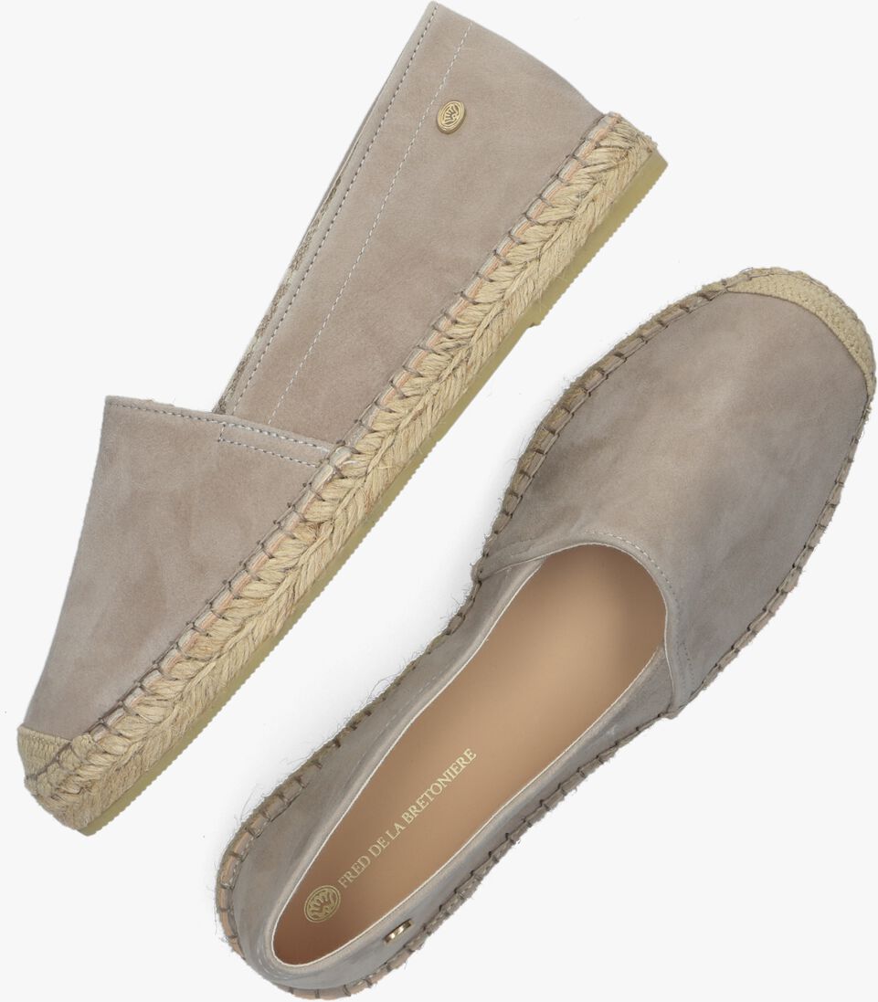 FRED DE LA BRETONIERE taupe fred de la bretoniere espadrilles 152010200