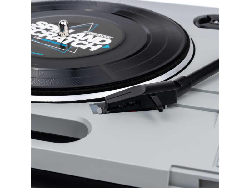 Reloop Plattenspieler Spin Grau Mobiles Schallplatten-Vergnügen an jedem Ort