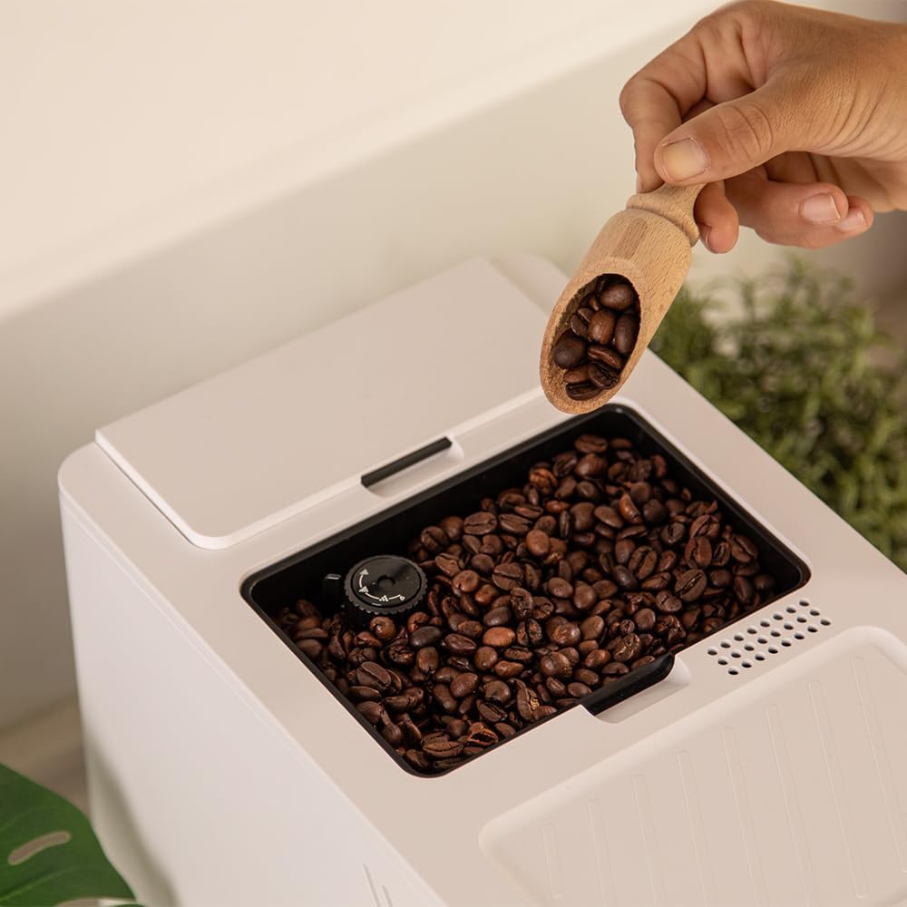 Cecotec Machine à Café Superautomatique Cremmaet Compactccino Black Rose, 19 bars, Réservoir à lait, Système Thermoblock, 5 niveaux de mouture, Réservoir à café 150g