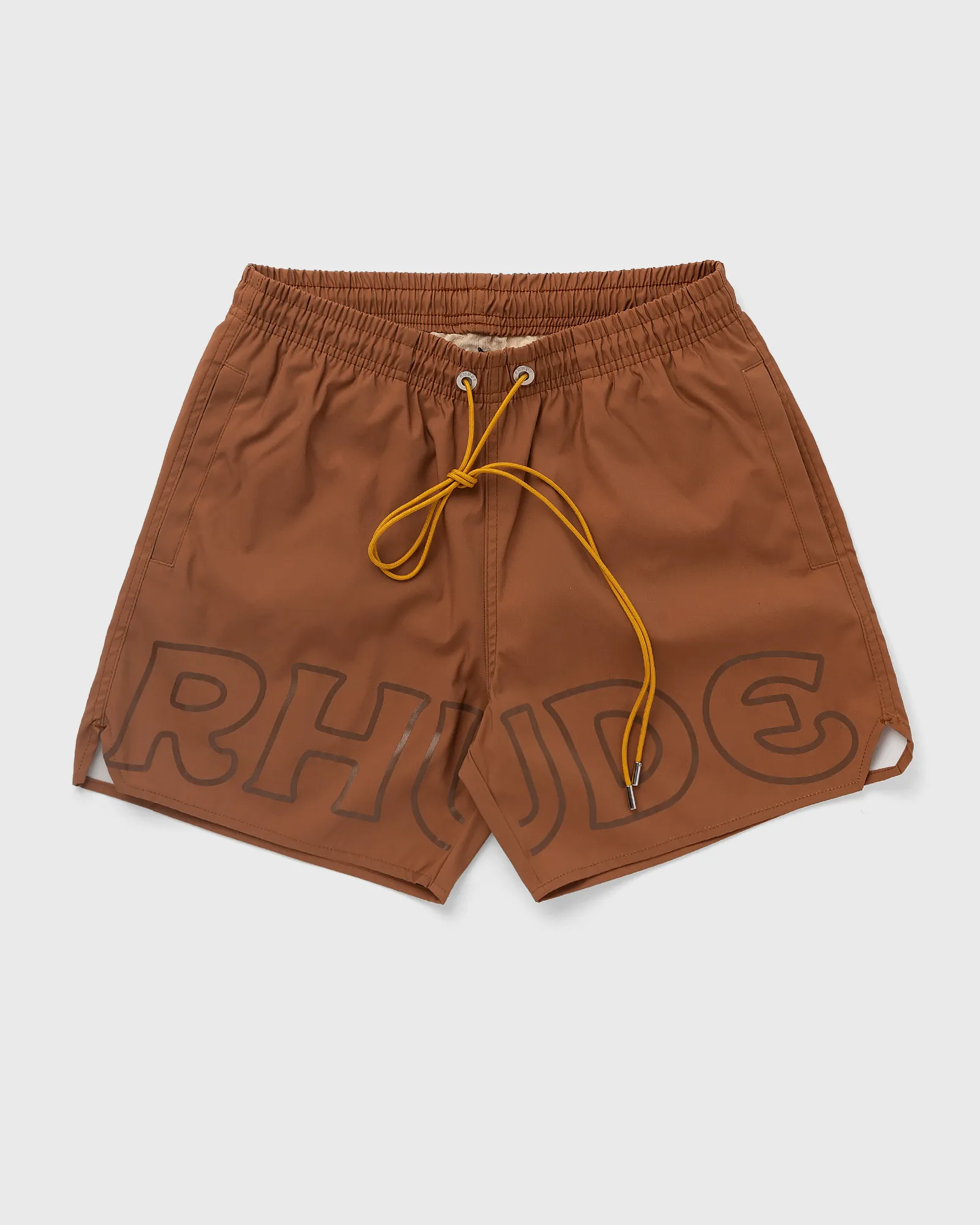 Rhude CAMEL LOGO SWIM TRUNK