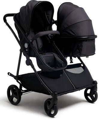 Beemoo Move Twin 2-in-1 Søskenvogn, Asphalt