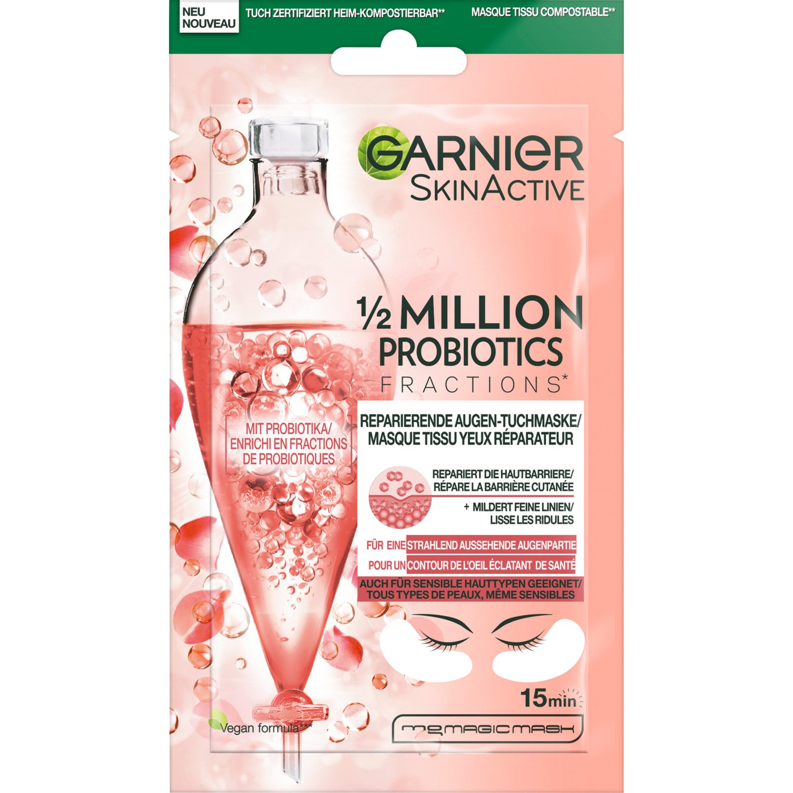Garnier Maske Hydra B Probiotics Augen