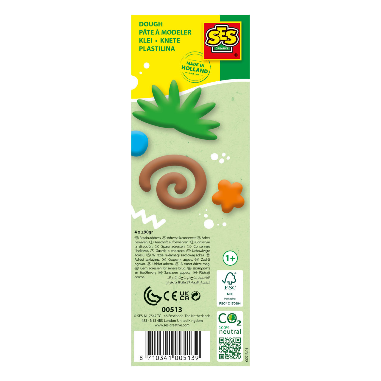 SES Feel Good Klei - Nature (4x90gr)
