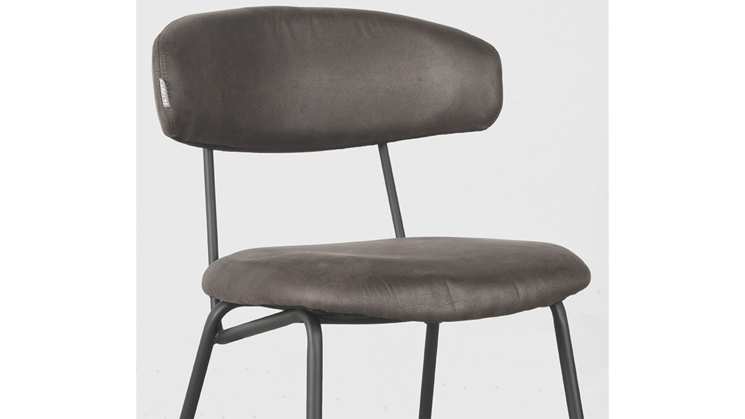 Eetkamerstoel Antraciet IH-50.159 Zack B53 x D59 x H79 cm