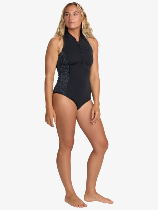 1mm Swell Natural Combinaison zippée sans manches Noir Femme