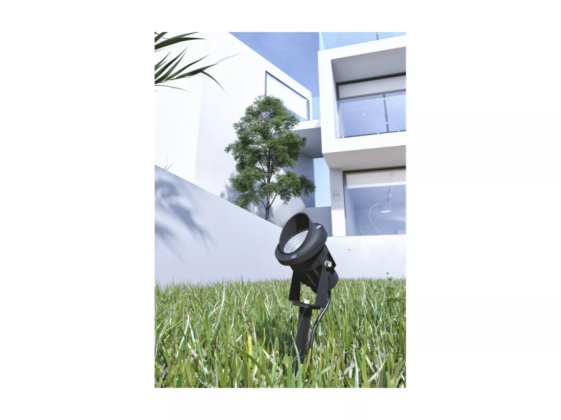 Spot LED rond FADE 5W IP65 couleur Noir Beneito faure