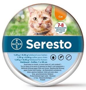 Bayer Seresto Teken- en Vlooienband Kat 1ST