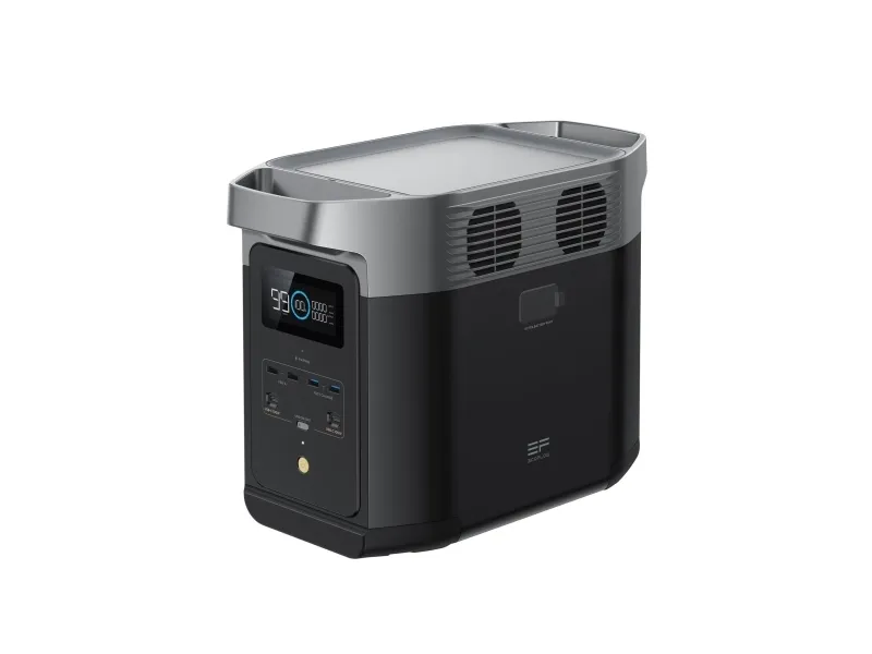 EcoFlow Delta 2 - Transportabel strømstation - litiumjernfosfat - 1024 Wh - Wi-Fi, Bluetooth - output-stikforbindelser: 13 - Europa