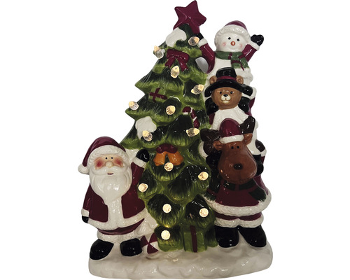 LED decoratief object kerstfiguren 23,5 x 11 cm