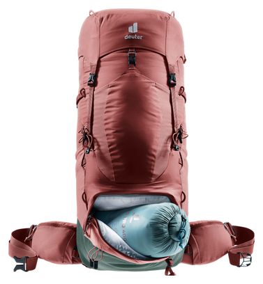 Sac de Randonnée Deuter Aircontact Lite 45   10 SL Rouge Femme