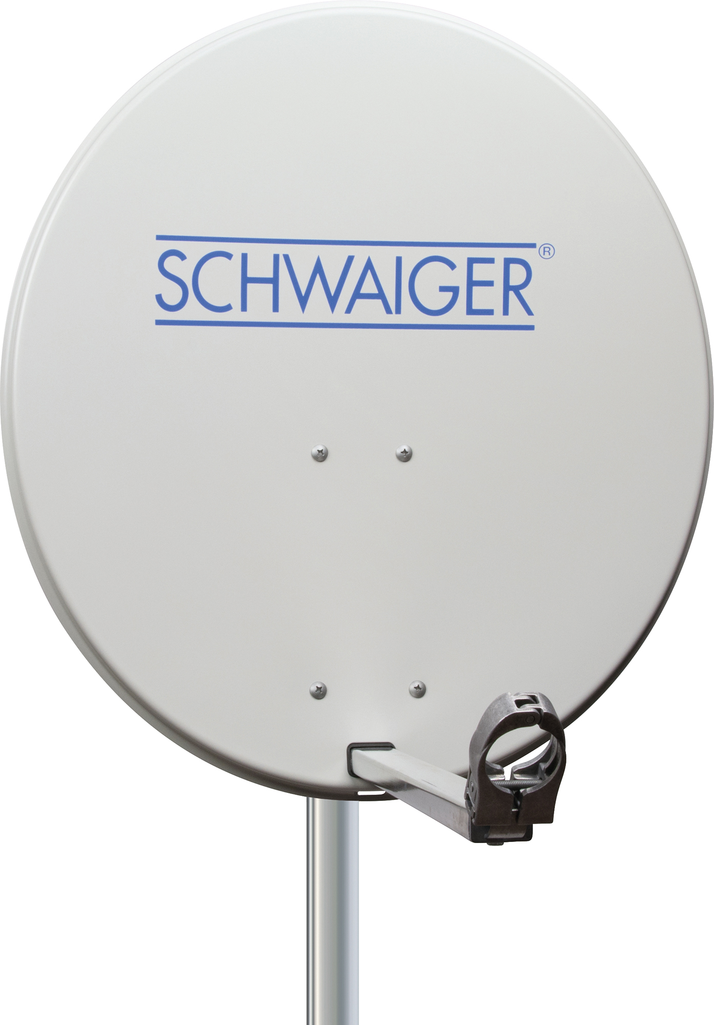 Schwaiger SPI621 lichtgrijze 65 cm aluminium schotel