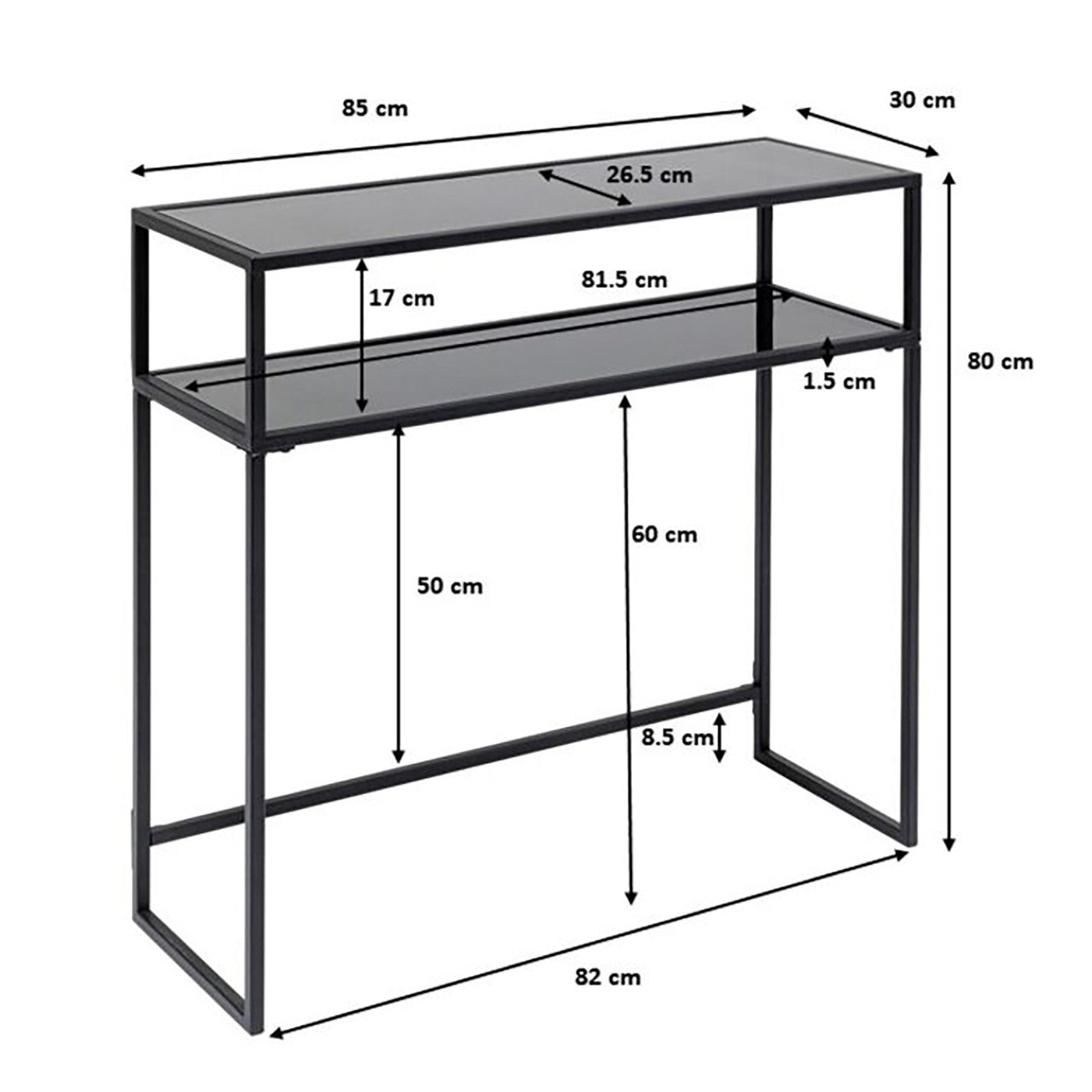 Kare Design Loft console - beige - 85x30cm