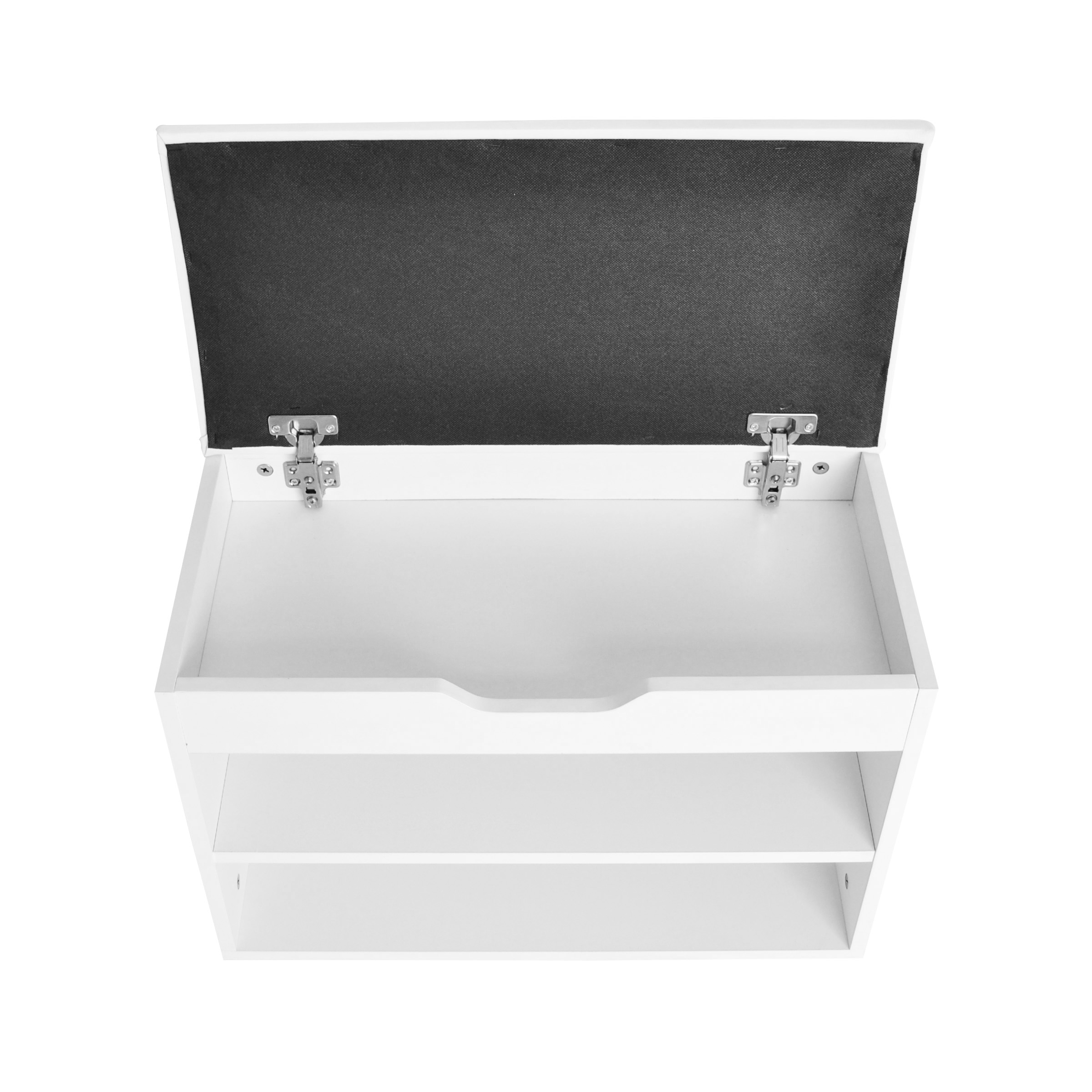 Schuhbank 60 x 30 x 41 cm weiss