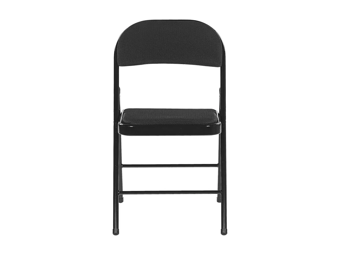Lot de 4 chaises pliantes SPARKS Noir