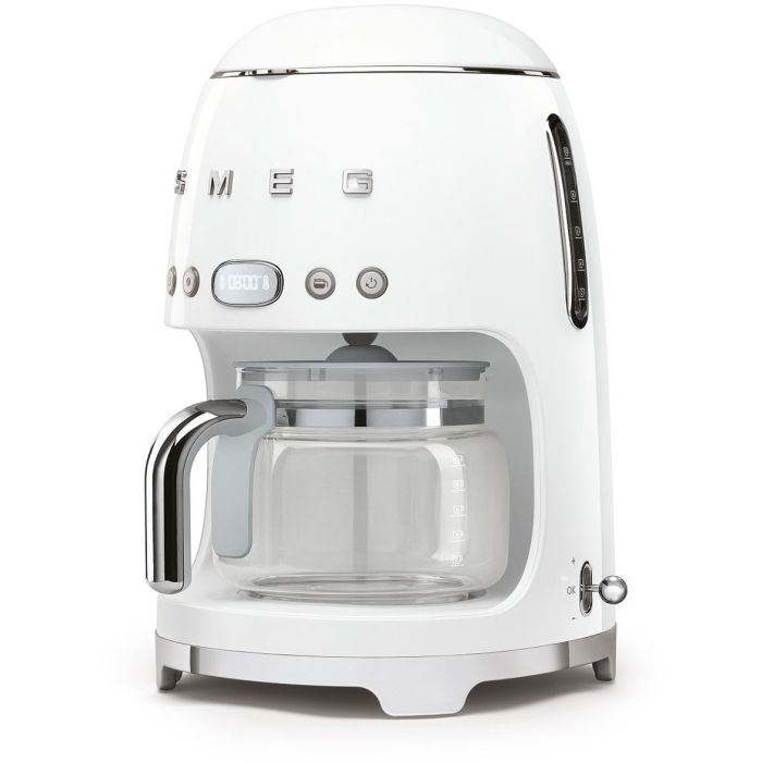 SMEG Filter-Kaffeemaschine 50's Retro Style DCF02WHEU Weiß
