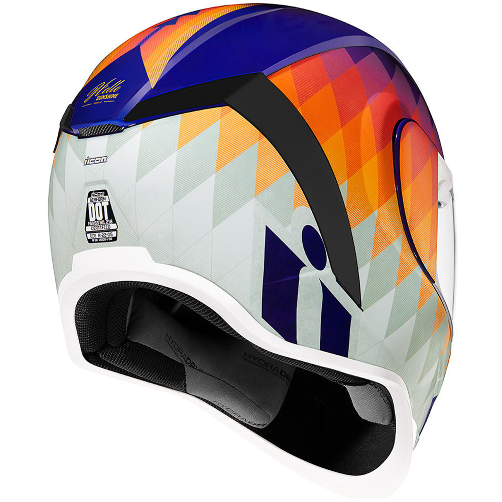 Icon - Casque Airform Hello Sunshine Violet / Orange / Blanc