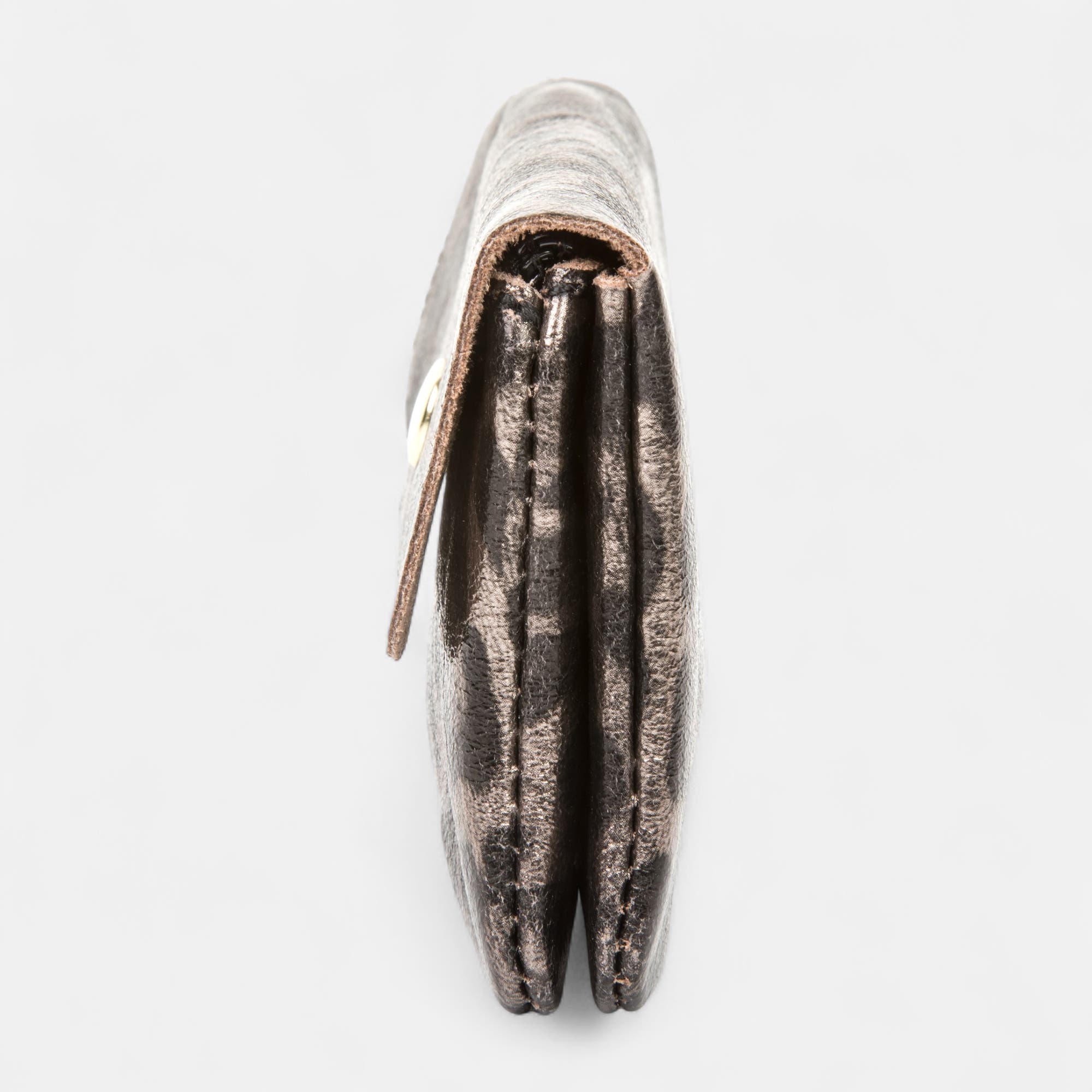Petite maroquinerie en cuir multicolore