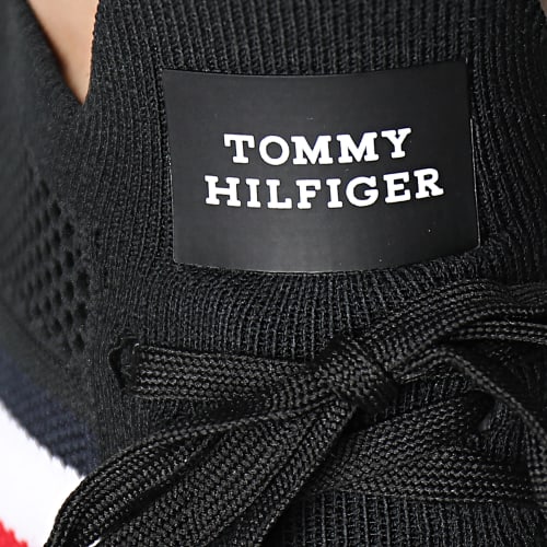 Baskets Modern Runner Knit Stripes Essential 4798 Black