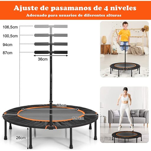 Mini Trampolim De 120 Cm Costway