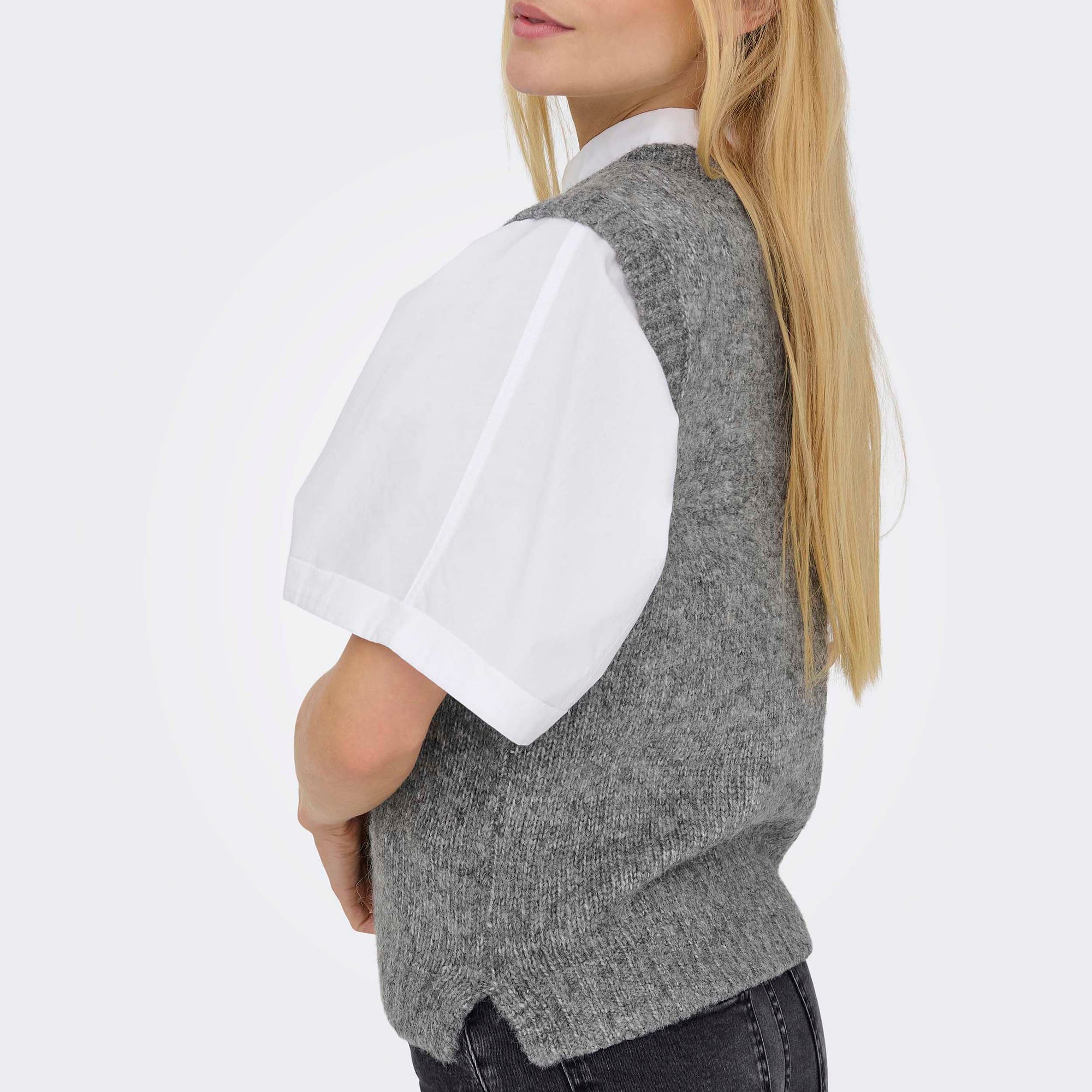 Gilet Femme gris