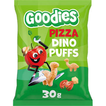 Goodies Snack Dino Puffs Pizza 30g