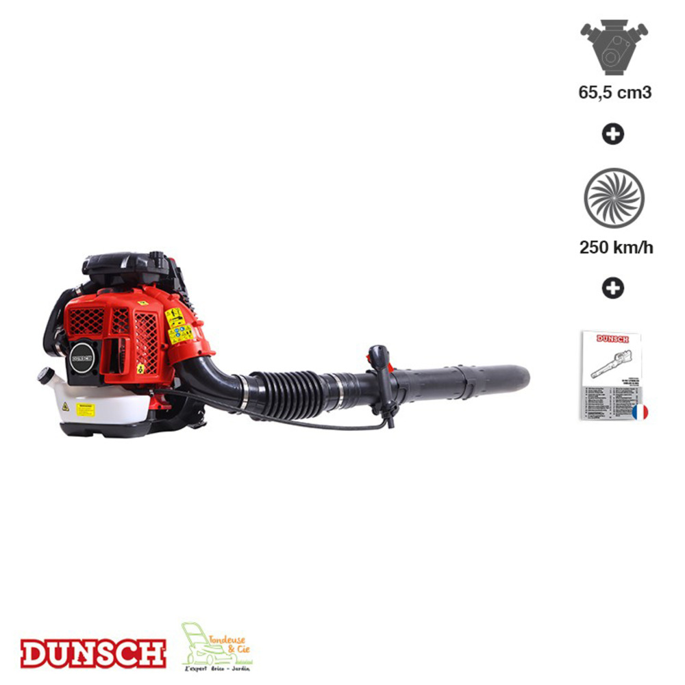 Souffleur thermique à dos 65,5cm3 1296m3/h dunsch du51656b3