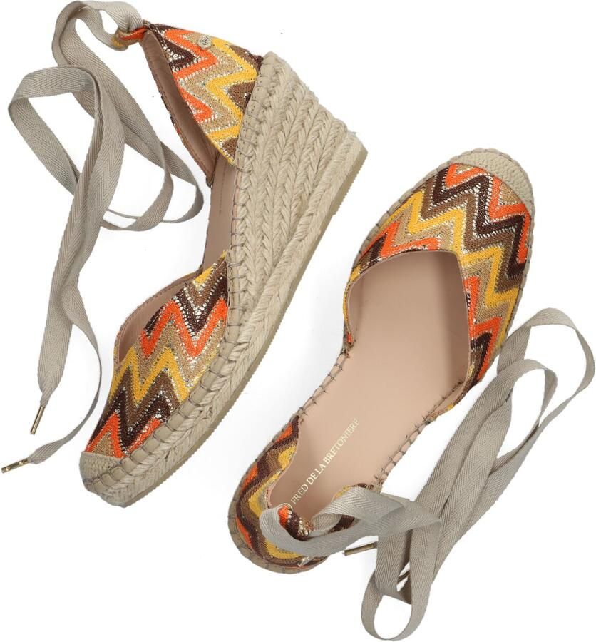 Fred de la Bretoniere Strappy Sandals 153010217 Espadrilles Zomer Schoenen Dames Zwart
