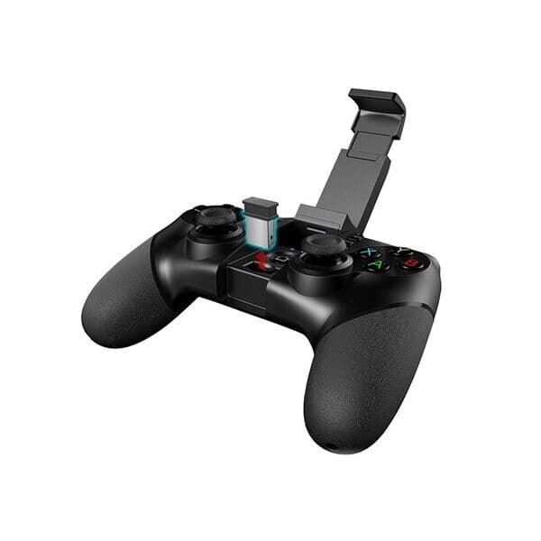 Gaming-håndcontroller med smartphone-holder og lang batterilevetid