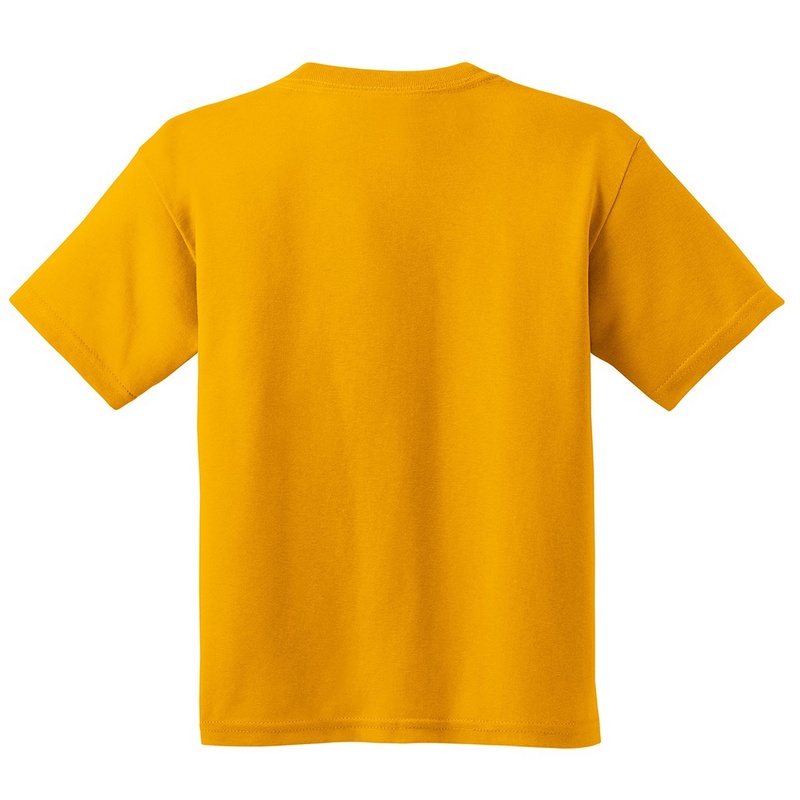 Short Manga Básica Camiseta Con Algodón Grueso Gildan