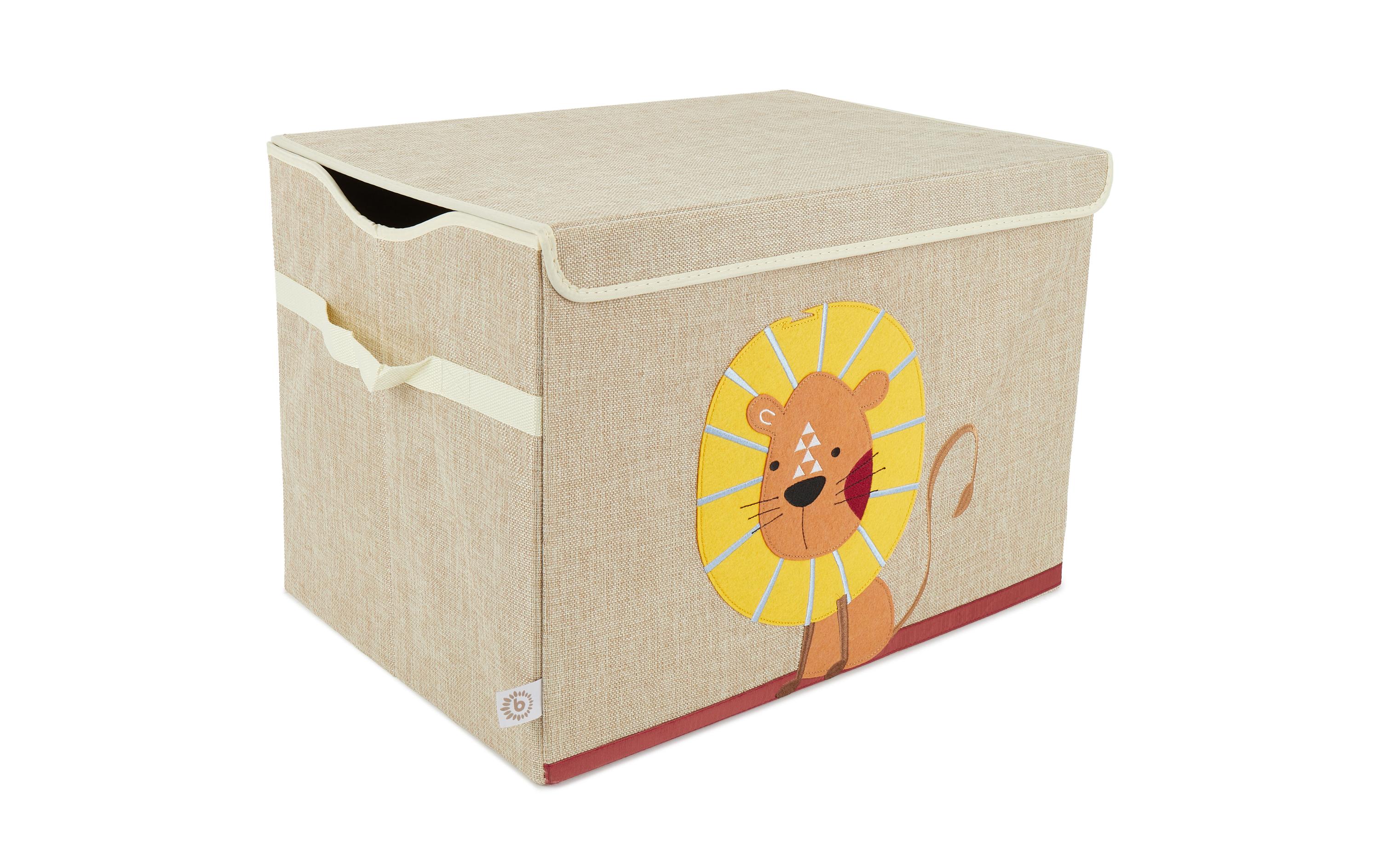 Spielzeugbox Löwe 36 x 36 x 51 cmAufbewahrungsbox mit Deckel