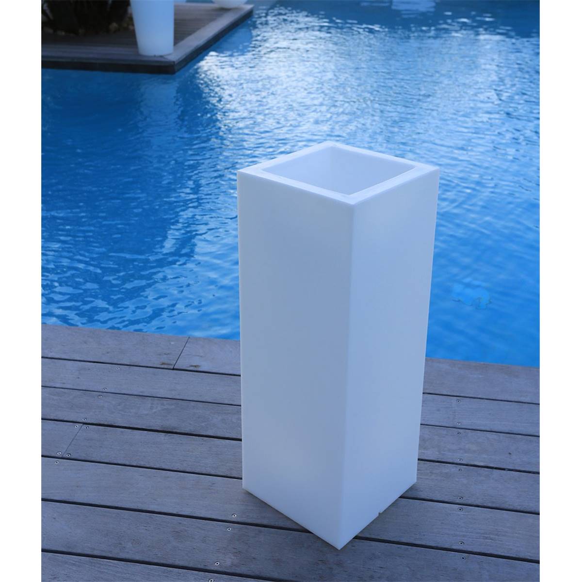 Jardiniere nomade lumineuse belami hauteur 80cm