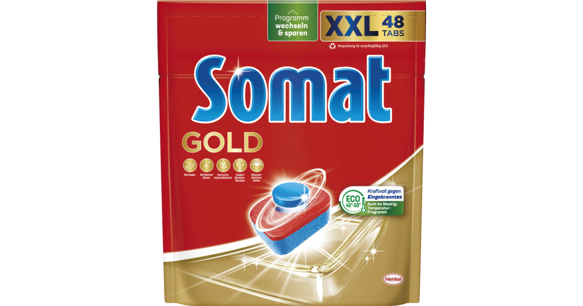 Somat Tabs Gold Zitrone & Limette 48er-Packung