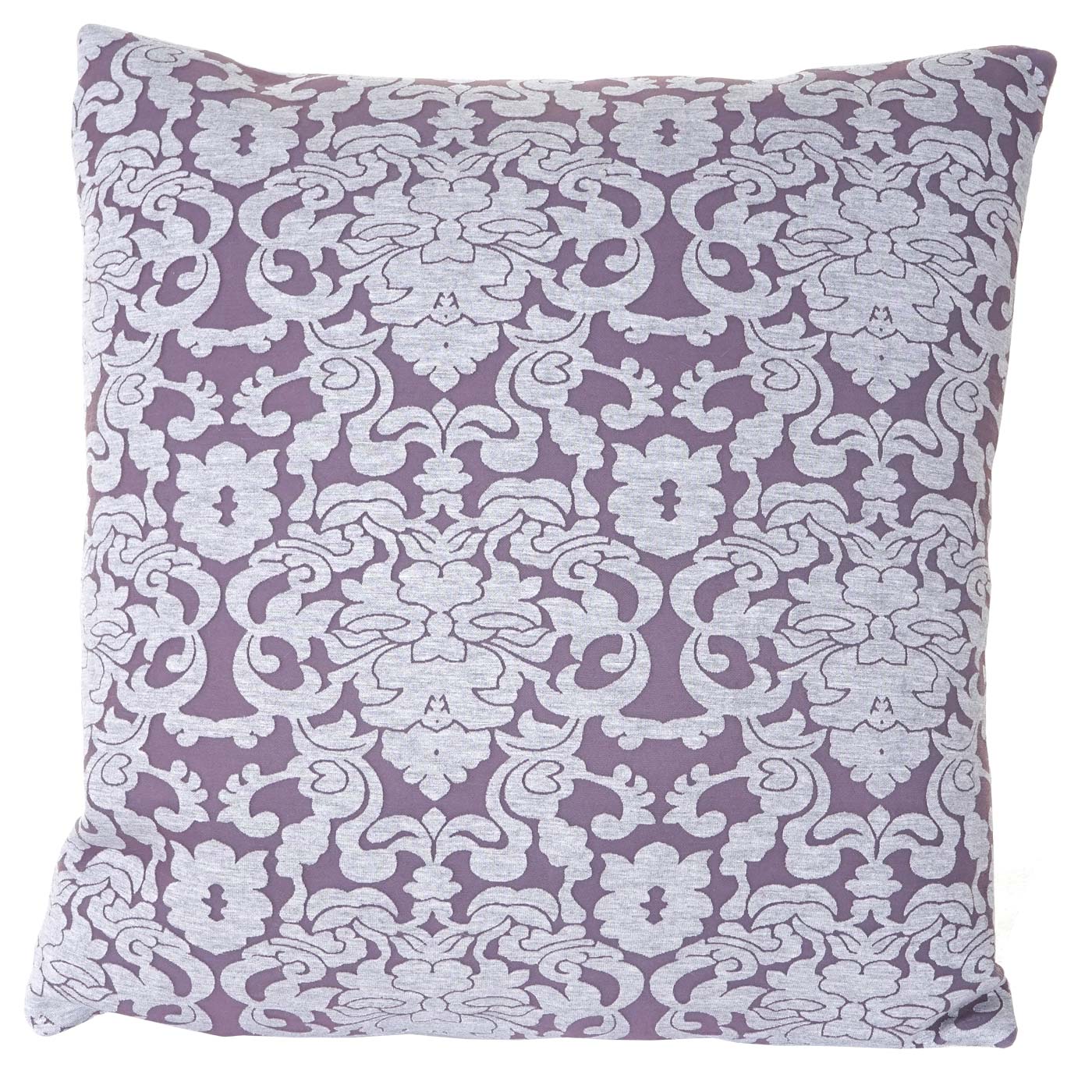 2er Set Zierkissen Barock + Blumen, Sofakissen Deko-Kissen mit Füllung 45x45cm